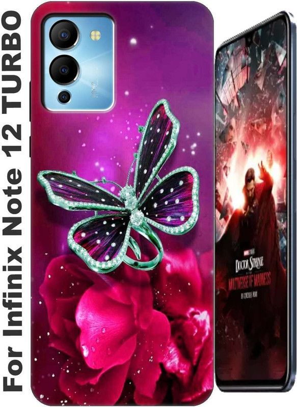 Rockerspot Back Cover for Infinix Note 12 Turbo 2572  (Multicolor, Shock Proof, Silicon, Pack of: 1)