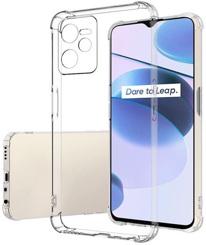 INFINITYWORLD Back Cover for Realme C35  (Transparent, Shock Proof, Silicon, Pack of: 1)
