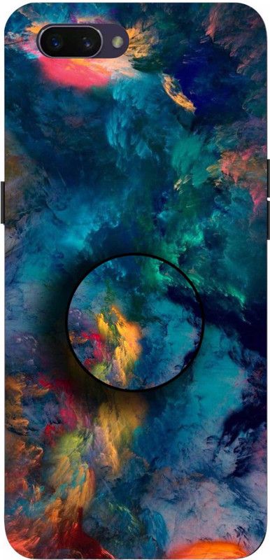 NDCOM Back Cover for Oppo A3s  (Multicolor, Hard Case, Pack of: 2)