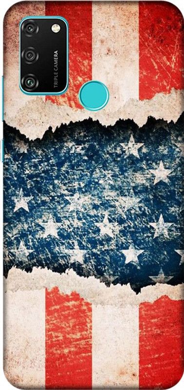 PNBEE Back Cover for Honor 9a (2020) - Flag Print  (Multicolor, Hard Case, Pack of: 1)