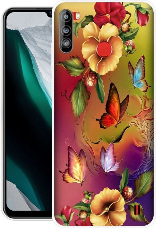 NEVYZAP Back Cover for Lava Z6  (Multicolor, Grip Case, Silicon, Pack of: 1)