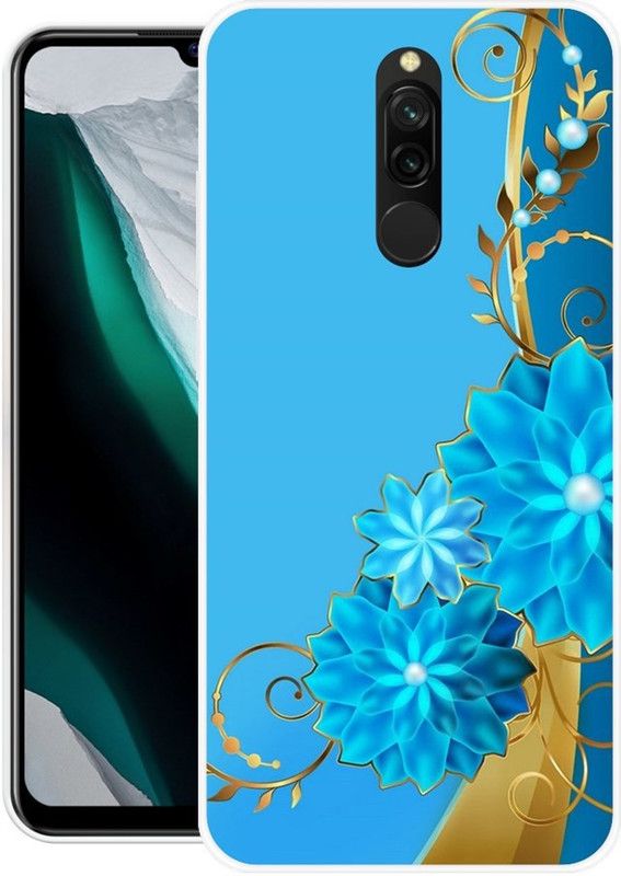 BLUEZAP Back Cover for Redmi 8  (Multicolor, Grip Case, Silicon)