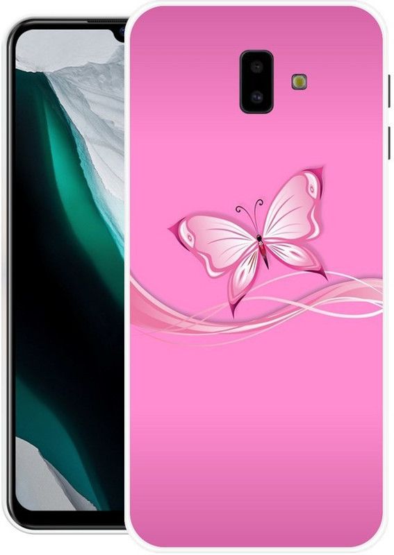 MUSKAY Back Cover for Samsung Galaxy J6 Plus  (Pink, Grip Case, Silicon, Pack of: 1)
