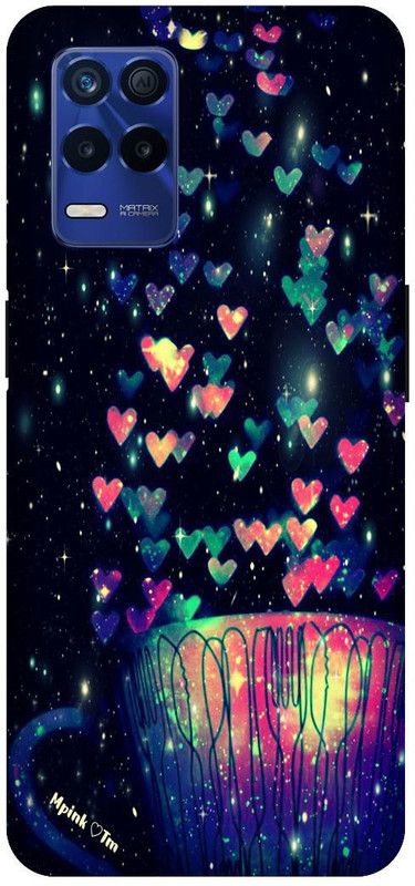 Bluvver Back Cover for Realme 8s 5G , RMX3381, Printed Romance,Tea Back Cover  (Multicolor, Hard Case, Pack of: 1)