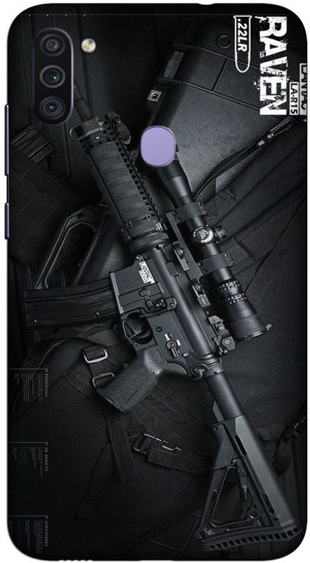 CROKIAN Back Cover for Samsung Galaxy M11 Weapon Back Cover  (Multicolor, Hard Case, Pack of: 1)