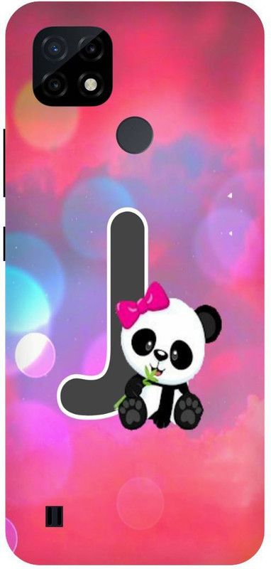 PICHKU Back Cover for REALME C25Y  (Pink, Hard Case, Pack of: 1)