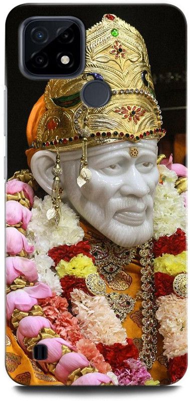 ORBIQE Back Cover for Realme C25Y RMX3265 OM SAI BABA, OM SAI, OM SAI RAM, SAIBABA, GOD  (Multicolor, Hard Case, Pack of: 1)