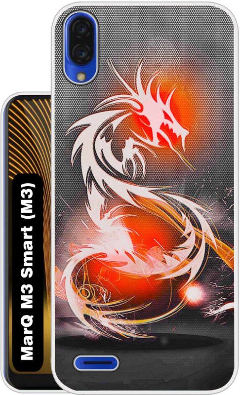 Case Club Back Cover for MarQ M3 Smart  (Black, Grey, Silicon, Pack of: 1)