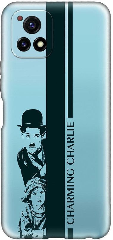 7PRINTZONE Back Cover for VIVO Y72  (Blue, Black, Flexible, Silicon)