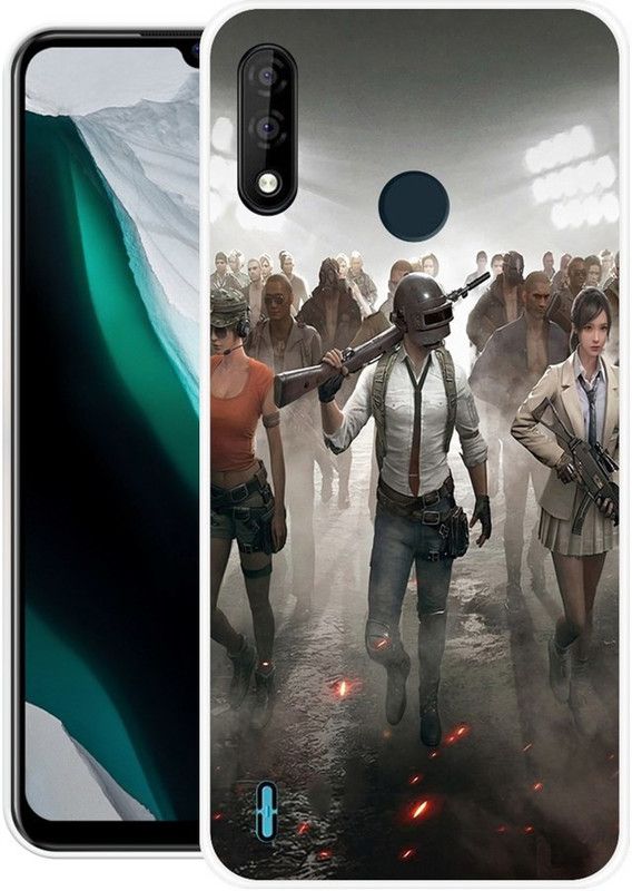 PictoWorld Back Cover for Itel A47  (Multicolor, Grip Case, Silicon, Pack of: 1)