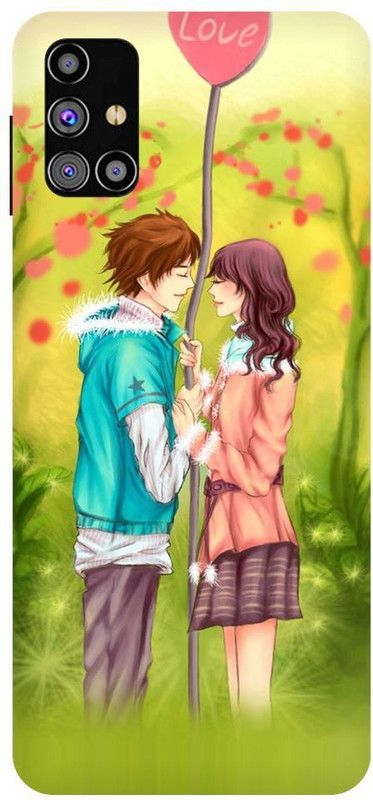 URCHIN Back Cover for Samsung M31 Love, Sweet Couple, Cut Kids, Girl, boy, Together  (Multicolor, Shock Proof, Pack of: 1)