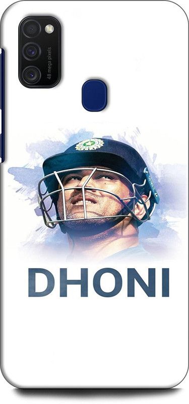 Afterglow Back Cover for SAMSUNG Galaxy M21 MS DHONI, CRICKET, DHONI, MSD, INDIAN KHILADI, KHILADI  (Multicolor, Shock Proof, Pack of: 1)