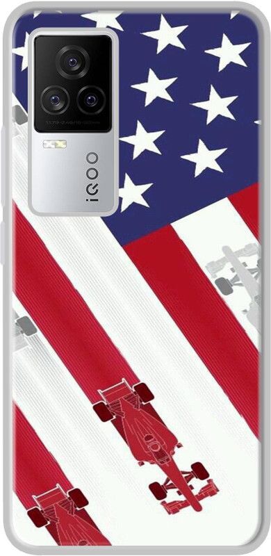 Casotec Back Cover for Vivo iQOO 8  (Multicolor, Flexible, Silicon, Pack of: 1)