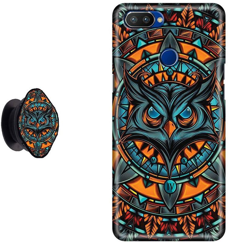 SPBR Back Cover for Oppo F9  (Multicolor, Cases with Holder, Pack of: 2)
