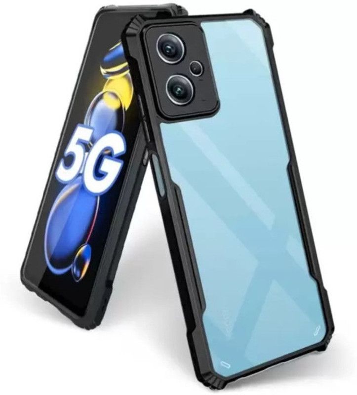 Monogamy Front & Back Case for POCO M4 (5G)  (Black, Transparent, Camera Bump Protector, Pack of: 1)