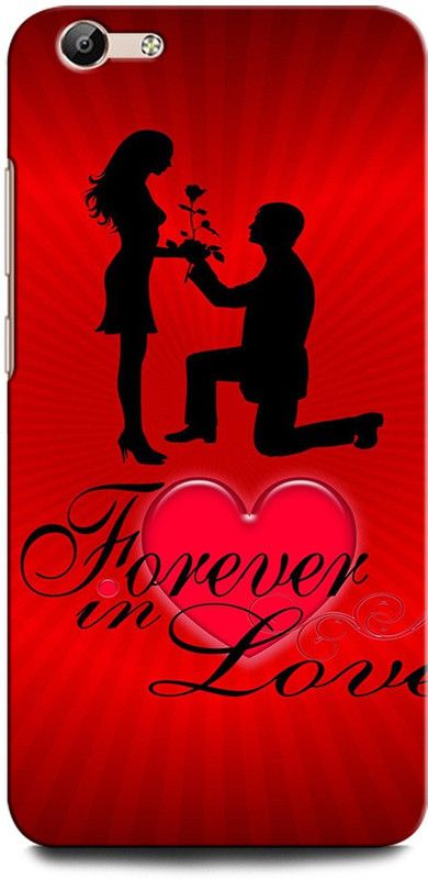 GRAFIQE Back Cover for Vivo Y66/ Vivo Y67 1609 LOVE, HEART, ROSE, FOREVER LOVE, COUPLE  (Multicolor, Shock Proof, Pack of: 1)