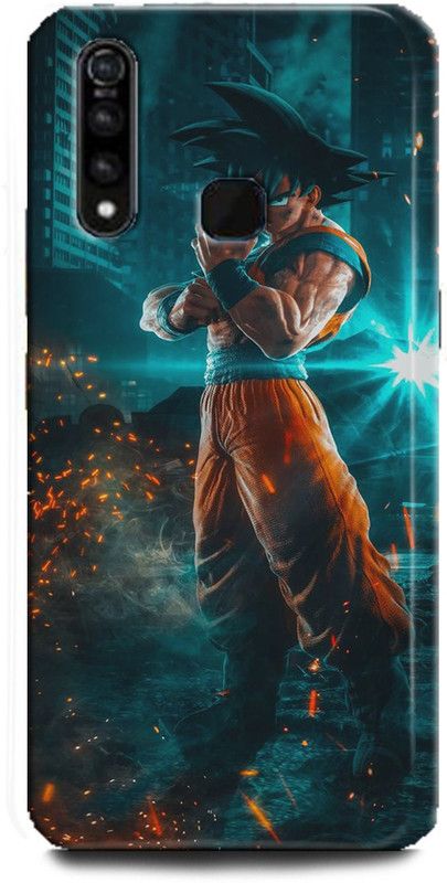 INDICRAFT Back Cover for Vivo Z1Pro, Vivo 1951, Goku, Printed  (Multicolor, Shock Proof, Pack of: 1)