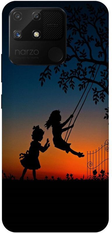 Bluvver Back Cover for Realme Narzo 50A, RMX3430, Printed Children Back Cover  (Multicolor, Hard Case, Pack of: 1)