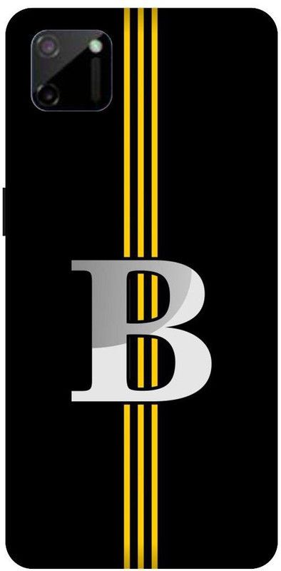 SSMORYA Back Cover for Realme C11, B text Black Multicolour Printed Back Cover  (Multicolor, Shock Proof, Pack of: 1)