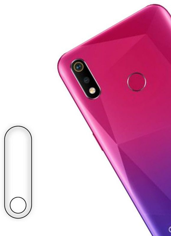 SHAKU Back Camera Lens Glass Protector for Realme 3i  (Pack of: 1)