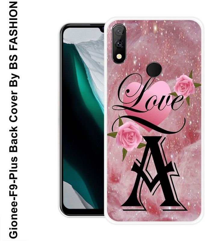 BSRAJ Back Cover for Gionee F9 Plus  (Pink, Black, Grip Case, Silicon)