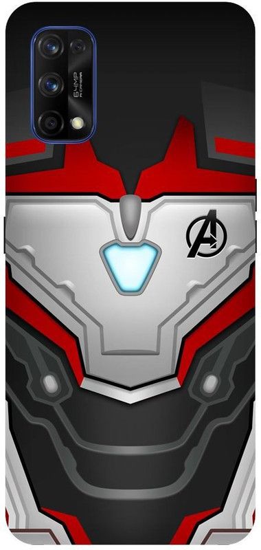 URCHIN Back Cover for Realme 7 Avengers Logo, Avengers, Avengers Logo, Avengers Sign, Marvel, Avenger, Comic  (Multicolor, Shock Proof, Pack of: 1)