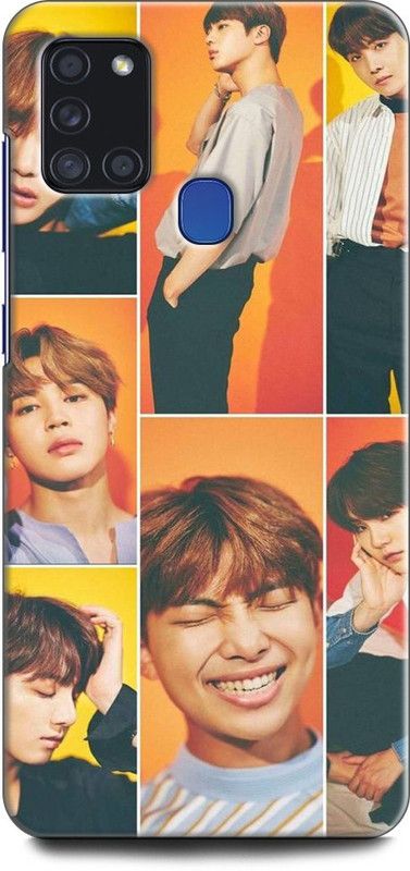 Afterglow Back Cover for SAMSUNG Galaxy A21s BTS, BTS ARMY, BTS LOVE, BTS SINGERS, BANGTAN BOYS  (Multicolor, Shock Proof, Pack of: 1)