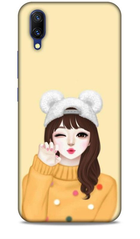 Jellybird Back Cover for Vivo X23  (Yellow, 3D Case, Pack of: 1)