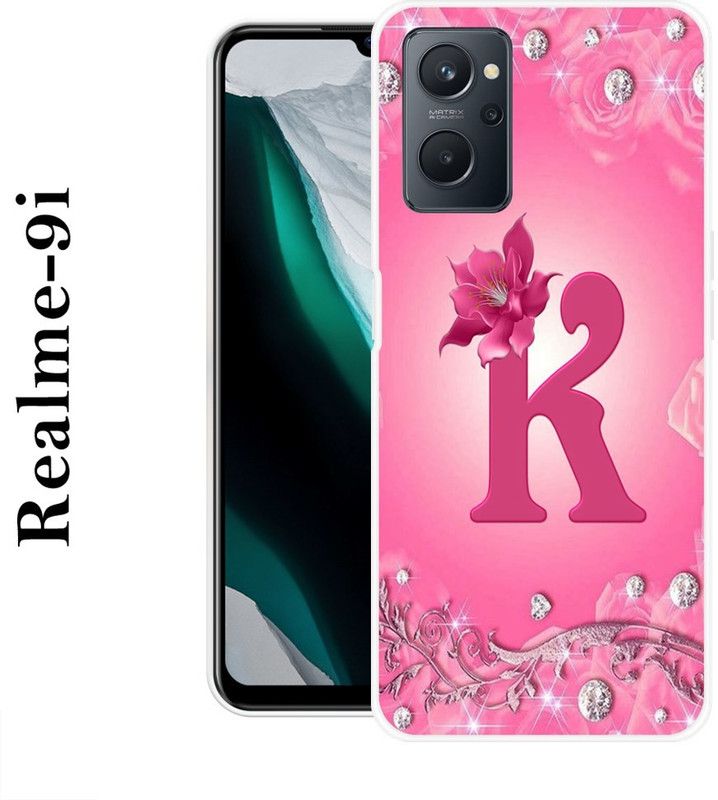 KLC Back Cover for Realme 9i  (Pink, Silicon)