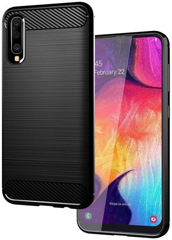 CHVTS Back Cover for Samsung Galaxy A50  (Black, Pack of: 1)