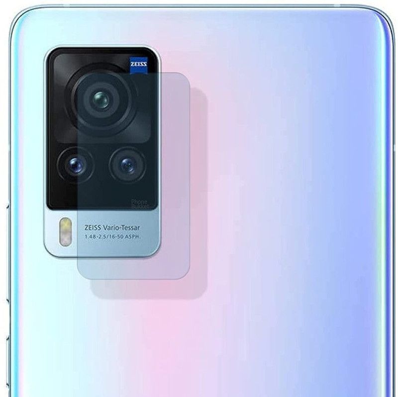 Transparent Back Camera Lens Glass Protector for Dii Vivo X60 Pro  (Pack of: 2)