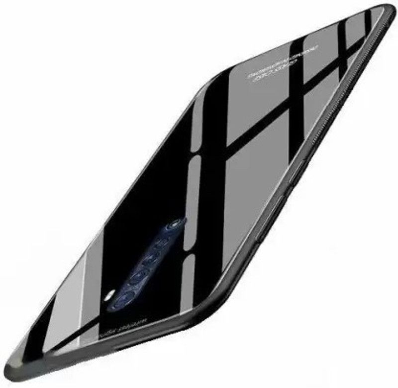 SPERKASE Back Cover for Oppo Reno2 F  (Black, Hard Case, Pack of: 1)