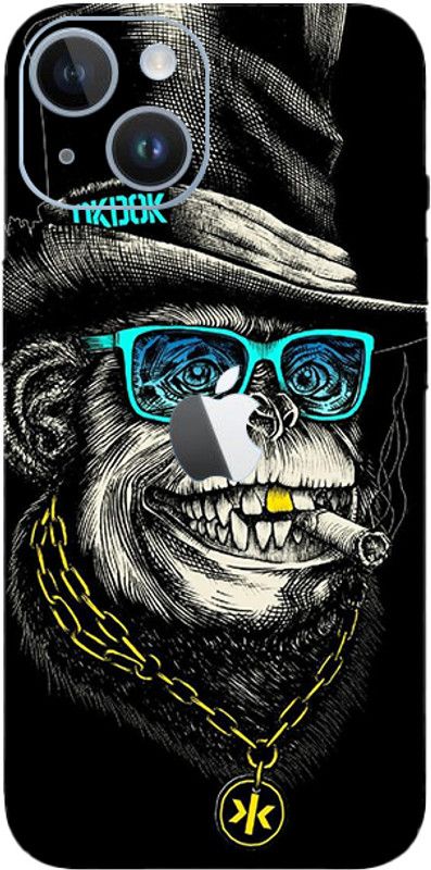 TJ CREATION APPLE iPhone 13 Mobile Skin  (Ultra Super Smart And Crazy Monkey Skin With High Matte Finish.)