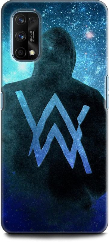 INDICRAFT Back Cover for Realme Narzo 30 Pro  (Black, Blue, Dual Protection, Pack of: 1)