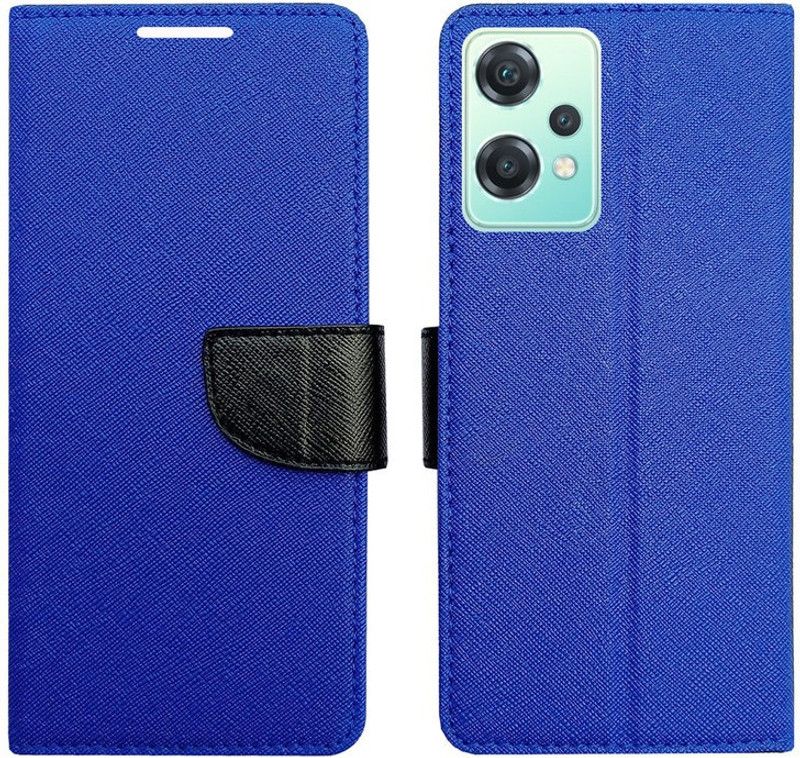 AD Enterprises Flip Cover for OnePlus Nord CE 2 Lite 5G in High Quality Material  (Blue, Magnetic Case, Pack of: 1)