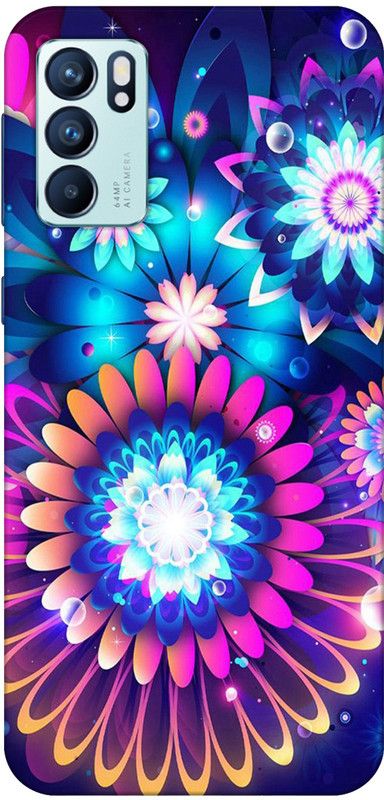 VITARO Back Cover for Oppo Reno6 5G  (Multicolor, Grip Case, Silicon)