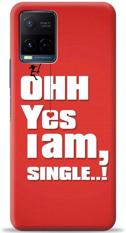 Crafter Back Cover for Vivo Y33T  (Red, Shock Proof, Pack of: 1)