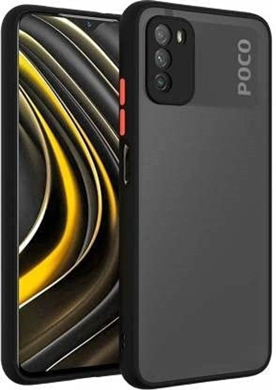 VDAT Back Cover for POCO M3 Pro 5G  (Black, Shock Proof, Pack of: 1)