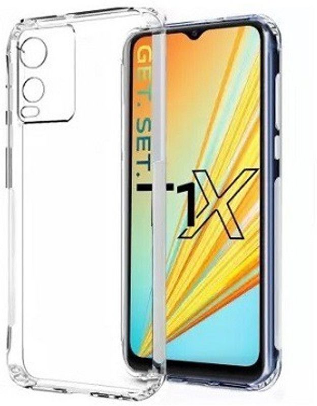 Caseline Back Cover for vivo T1X, Vivo T1X  (Black, Grip Case, Pack of: 1)