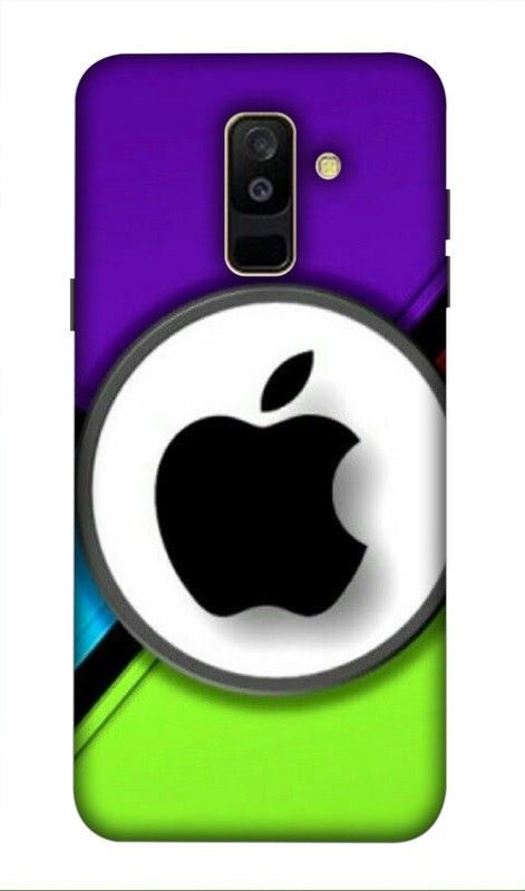 LUCKY MOBI.COM Back Cover for SAMSUNG GALAXY A6 PLUS ( iphone, apple iphone, logo) PRINTED BACK COVER  (Multicolor, Waterproof)