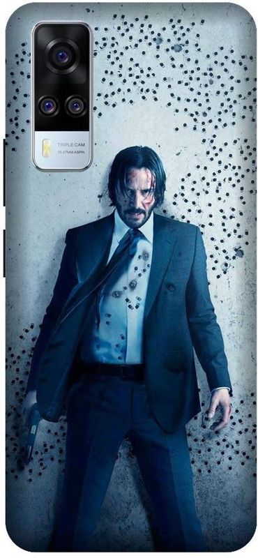 URCHIN Back Cover for Vivo Y31 John Wick, Movie, Cool, movie poster, gun  (Multicolor, Shock Proof, Pack of: 1)