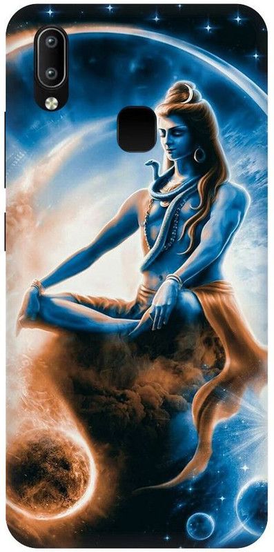 URCHIN Back Cover for Vivo Y91 Shivji, Lord Shiva, Mahadev, Bholenath, Neelkhant, Tridev, God  (Multicolor, Shock Proof)