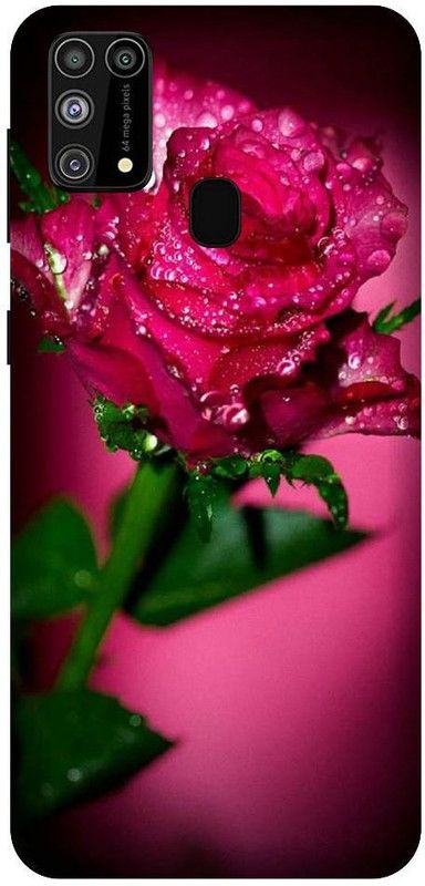 URCHIN Back Cover for Samsung M31 Rose, Roses, Red rose, Flower  (Multicolor, Shock Proof, Pack of: 1)
