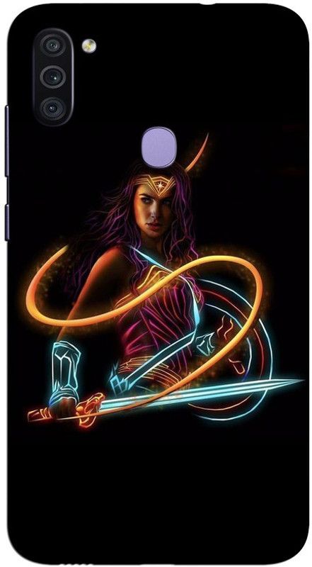 CROKIAN Back Cover for Samsung Galaxy M11 wonder woman Back Cover  (Multicolor, Hard Case, Pack of: 1)