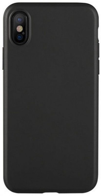 Elica Back Cover for Apple iPhone XS  (Black, Shock Proof, Silicon, Pack of: 1)