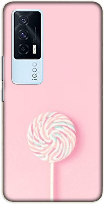 iprinto Back Cover for iQOO 7, iQOO 7 5G Girls Back Cover  (Pink, Hard Case)
