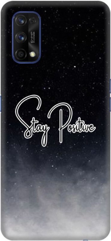 COBIERTAS Back Cover for Realme 7 PRO  (Black, White, Pack of: 1)