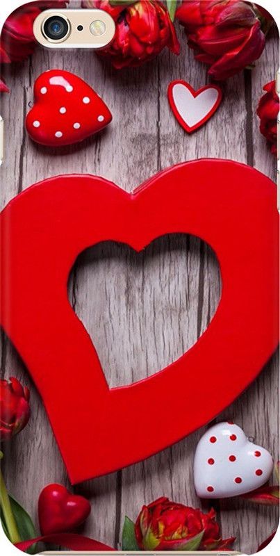 Coberta Case Back Cover for Apple iPhone 6s Plus little heart with red roses Design Back Case For Apple iPhone 6s PLUS By Coberta  (Multicolor, Pack of: 1)