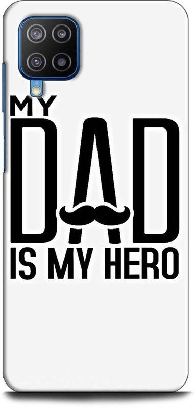 Afterglow Back Cover for SAMSUNG Galaxy M12 MY DAD IS MY HERO, MY DAD, I LOVE MY DAD, LOVE, PARENTS  (Multicolor, Shock Proof, Pack of: 1)
