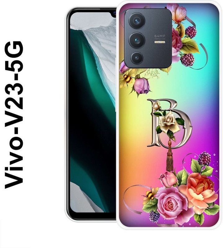 KUDI Back Cover for Vivo V23 5G  (Multicolor, Silicon)